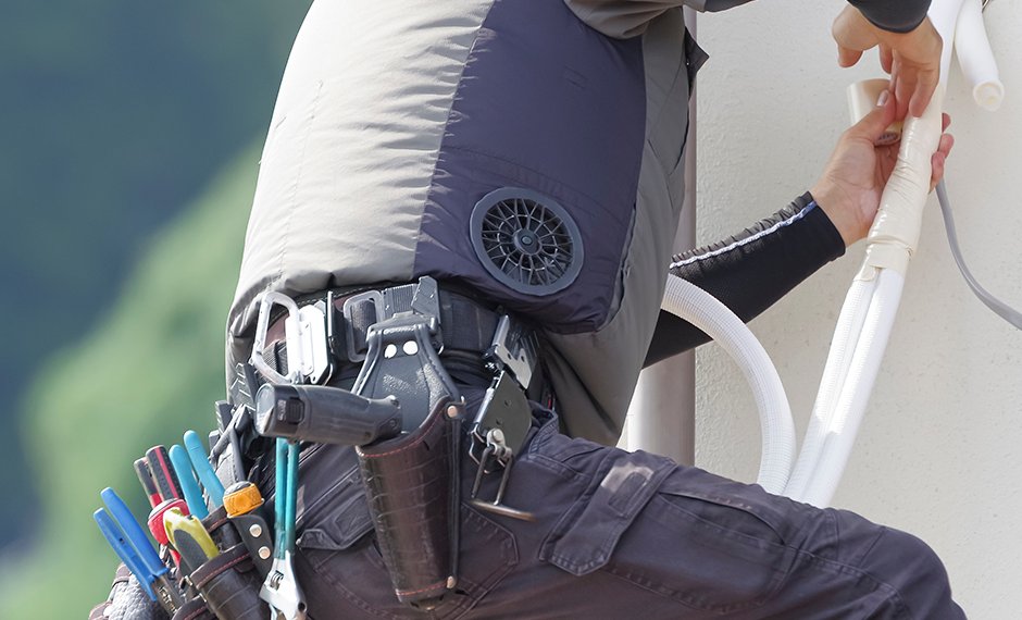 季節に応じた支給品