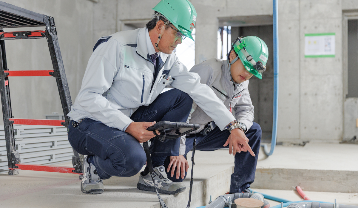 先輩の声(工事課)