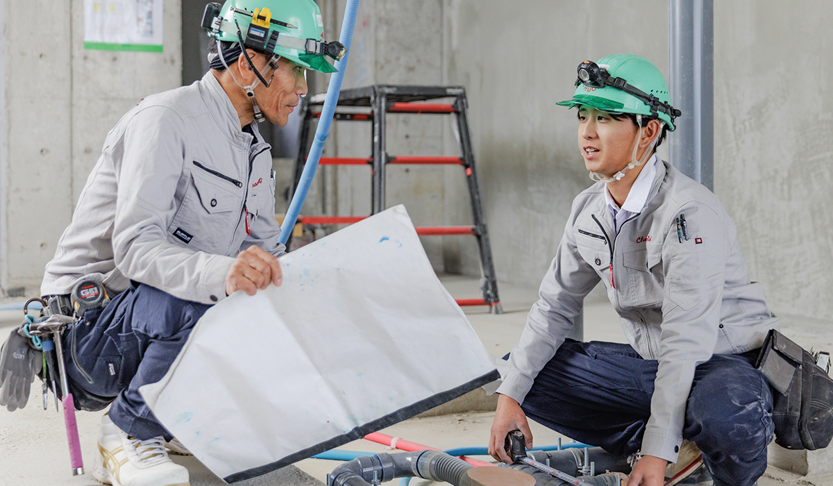 先輩の声(工事課)