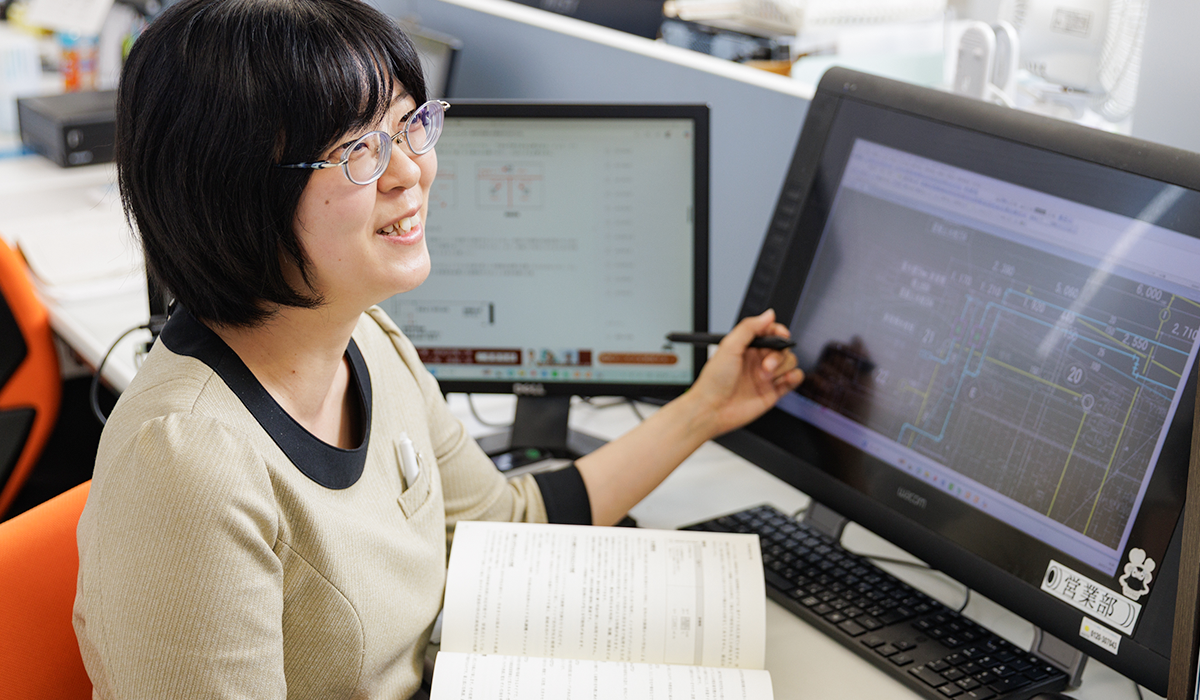 先輩の声(設計課)